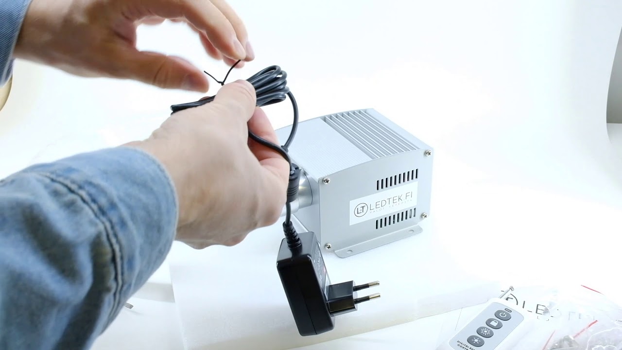 Ledtekfi optic fiber starceiling unboxing - LED-tähtitaivas unboxing