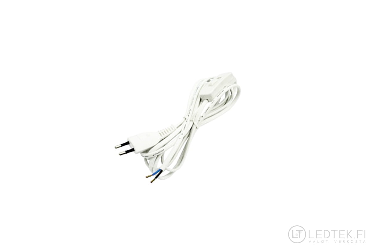 Intermediate Switch With Cord White 2m + 0,5m