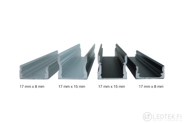 LED Aluminum Profile 1715 2m - Image 3