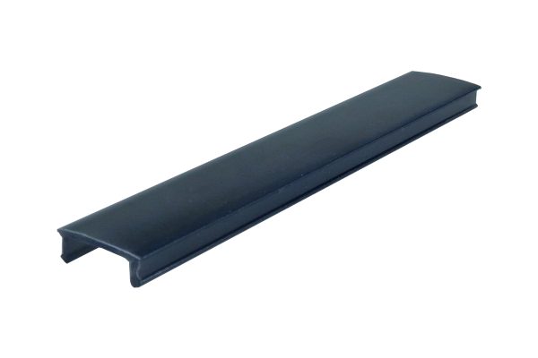 Musta savukansi LED-alumiiniprofiiliin 1708 / 1715 – 2m