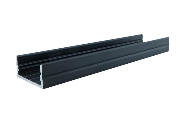 LED-alumiiniprofiili 2310 2m musta