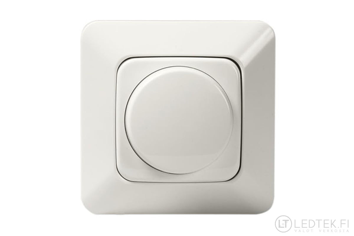Light Dimmer Jussi LED 2-100VA RL UPK Knob White - ABB