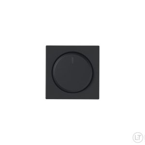 Impressivo Center Plate For Dimmer - Matte Black