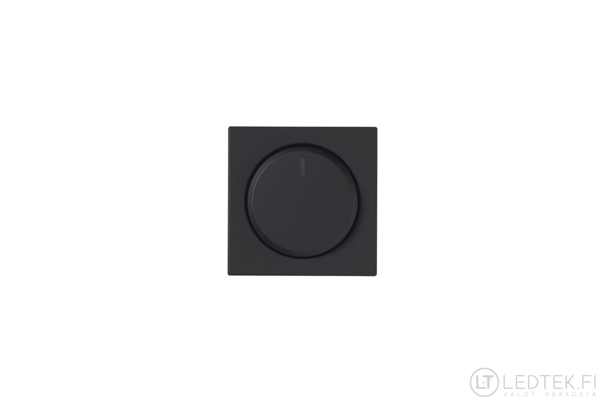 Impressivo Center Plate For Dimmer - Matte Black