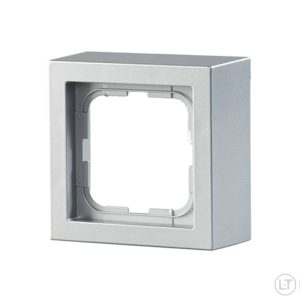 Impressivo Surface Cover Plate 1-Slot/IP44 40/85mm - Aluminum