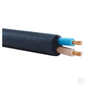 Rubber cable 2 x 1 mm²
