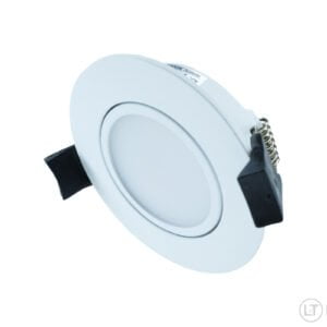 CRI90 LED downlight 7W 3K dimmable and angle adjustable