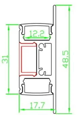 LED-alumiiniprofiili