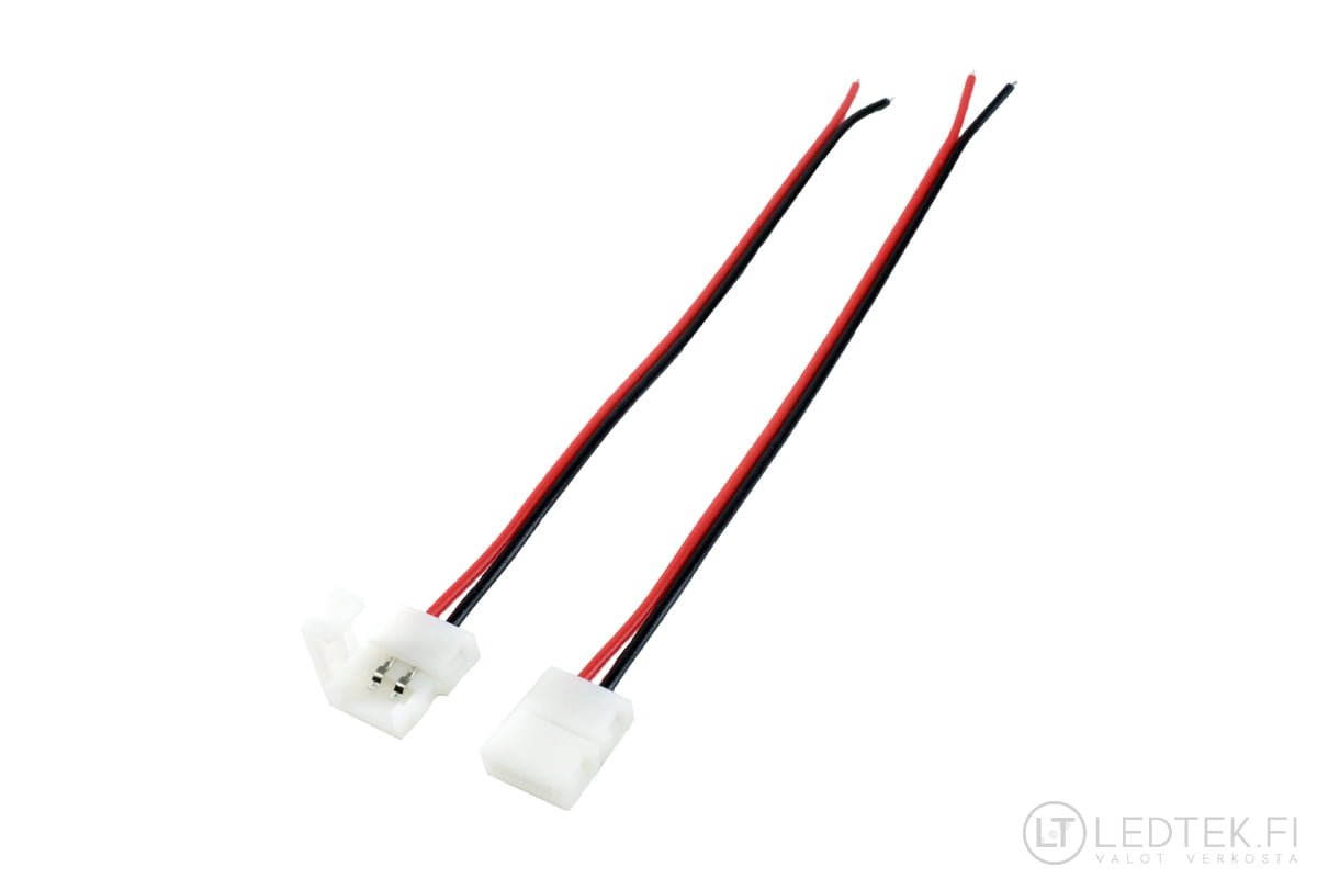 LED Strip 1-End Connector 8 mm 10 pcs