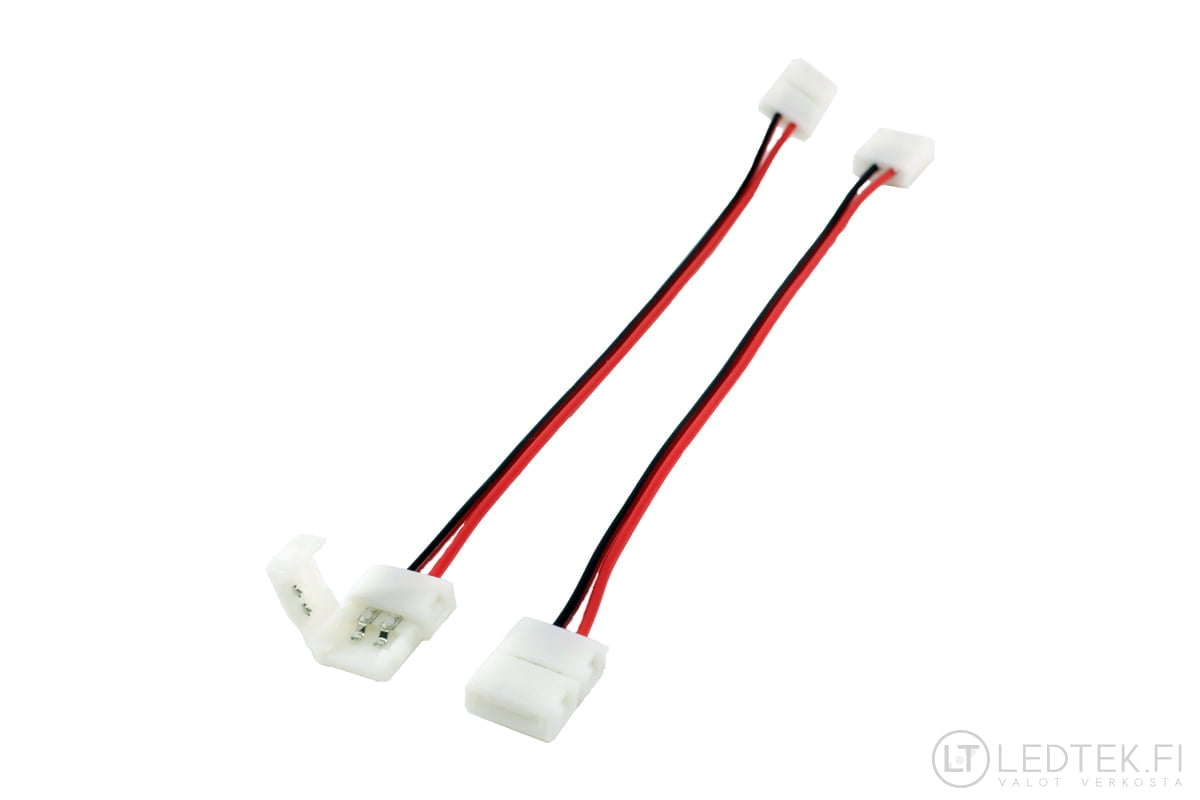 LED strip 2-end connector 8 mm 10 pieces