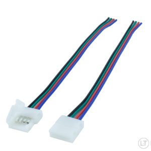 LED strip 1-end connector RGB 10 pcs