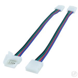 LED strip 2-end connector RGB 5 pcs
