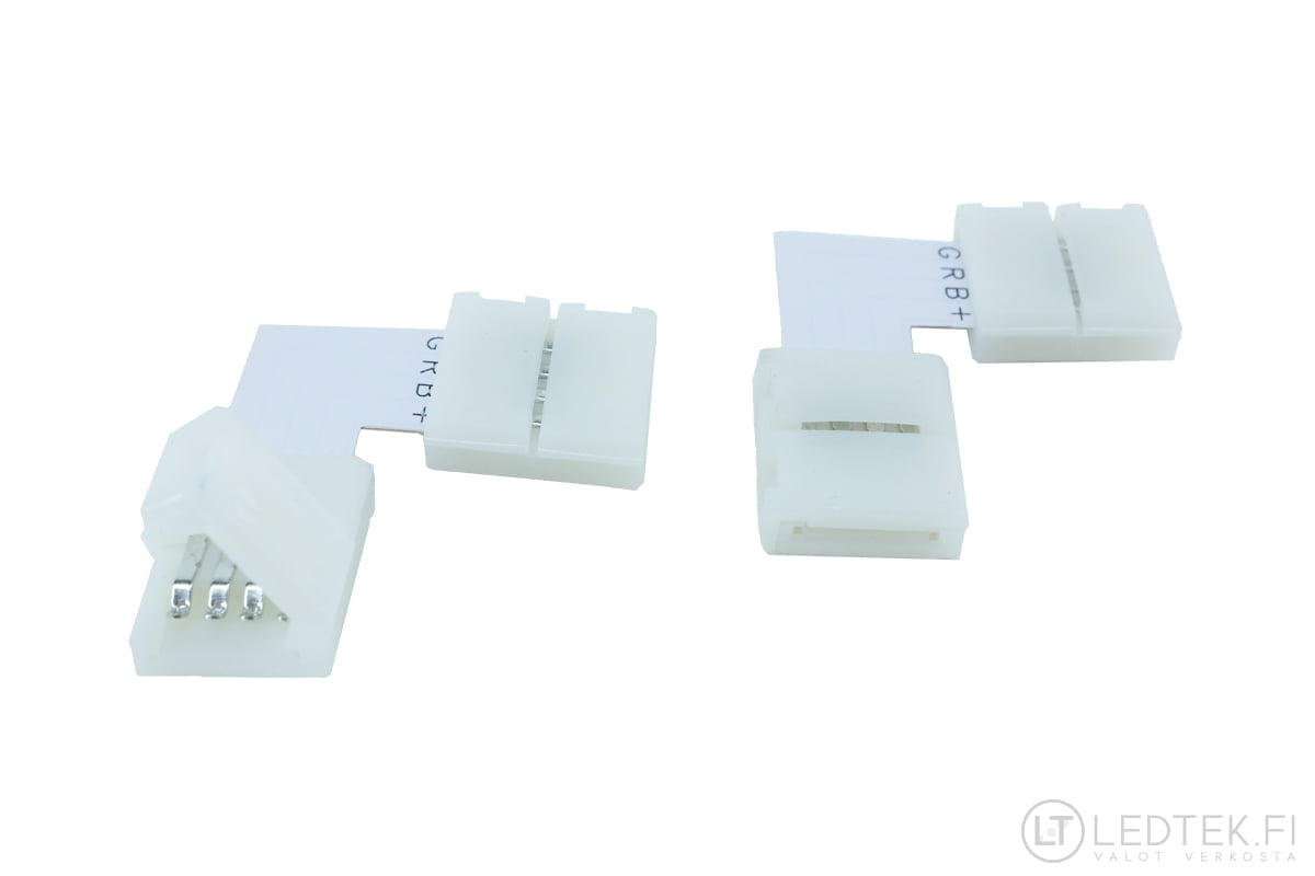 LED-nauhan kulmaliitin RGB 3 kpl