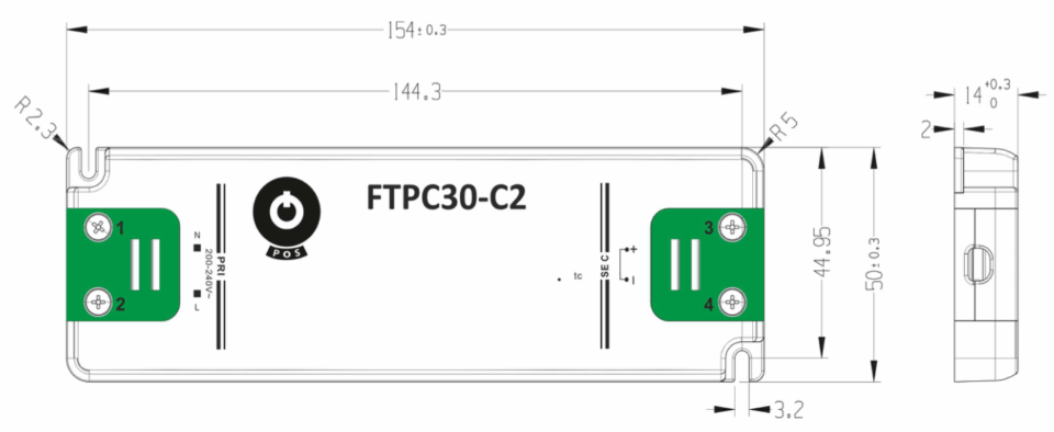 LED-muuntaja 30 W 12 V
