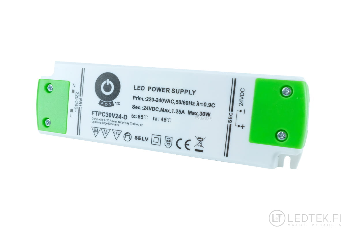 Triac Dimmable LED driver 30W 24V