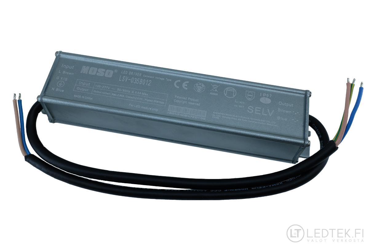 Ledtek LED muuntaja moso 35w 1