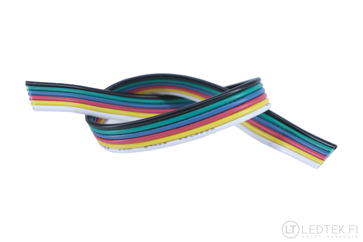 LED Installation Cable RGB+CCT 6x0,50