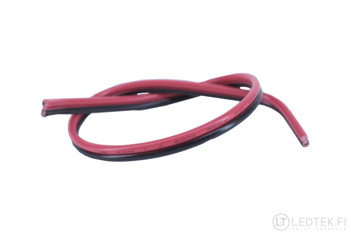 LED Installation Cable 2x0,75 Red/Black