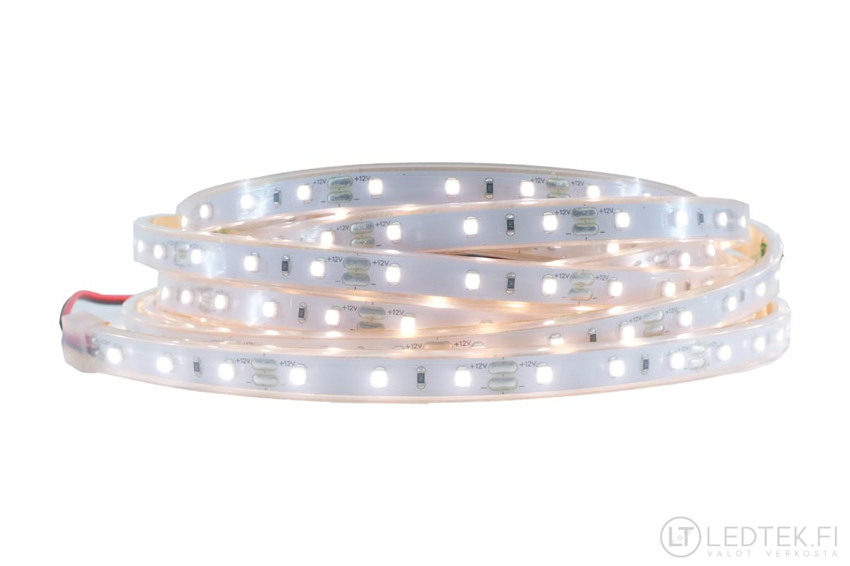 CRI90 LED strip in silicone tube 4000K 4.8W