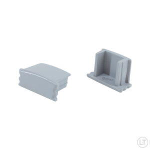 LED Aluminum Profile 1707 Endpiece Closed 5 Pcs