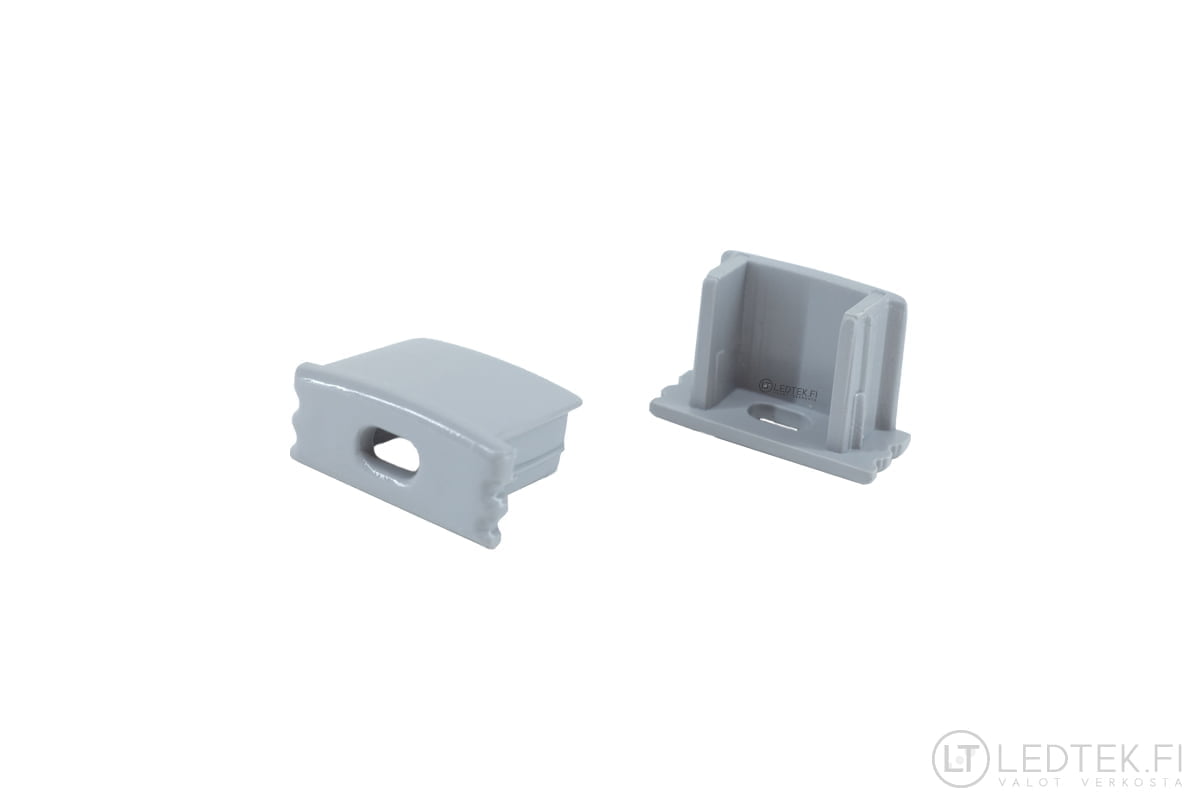 LED Aluminum Profile 1707 Endpiece (Hole) 5 Pcs