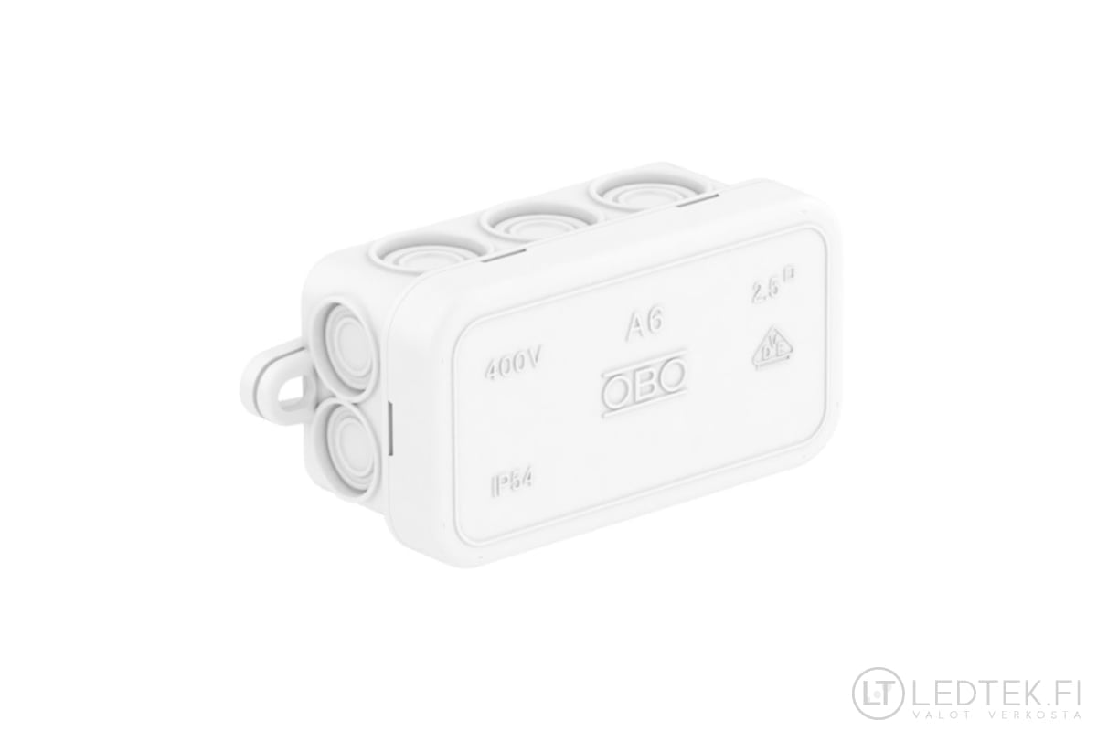 Junction box OBO A 6 HF RW PE 2,5mm2 IP54 VA