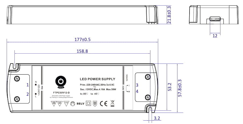 Triac LED driver