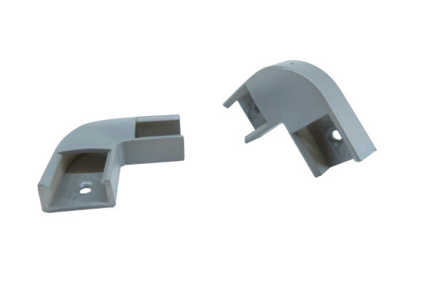 LED-alumiiniprofiilin kulmapala harmaa