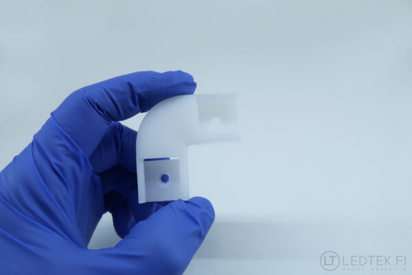 LED-alumiiniprofiilin kulmapala muovi