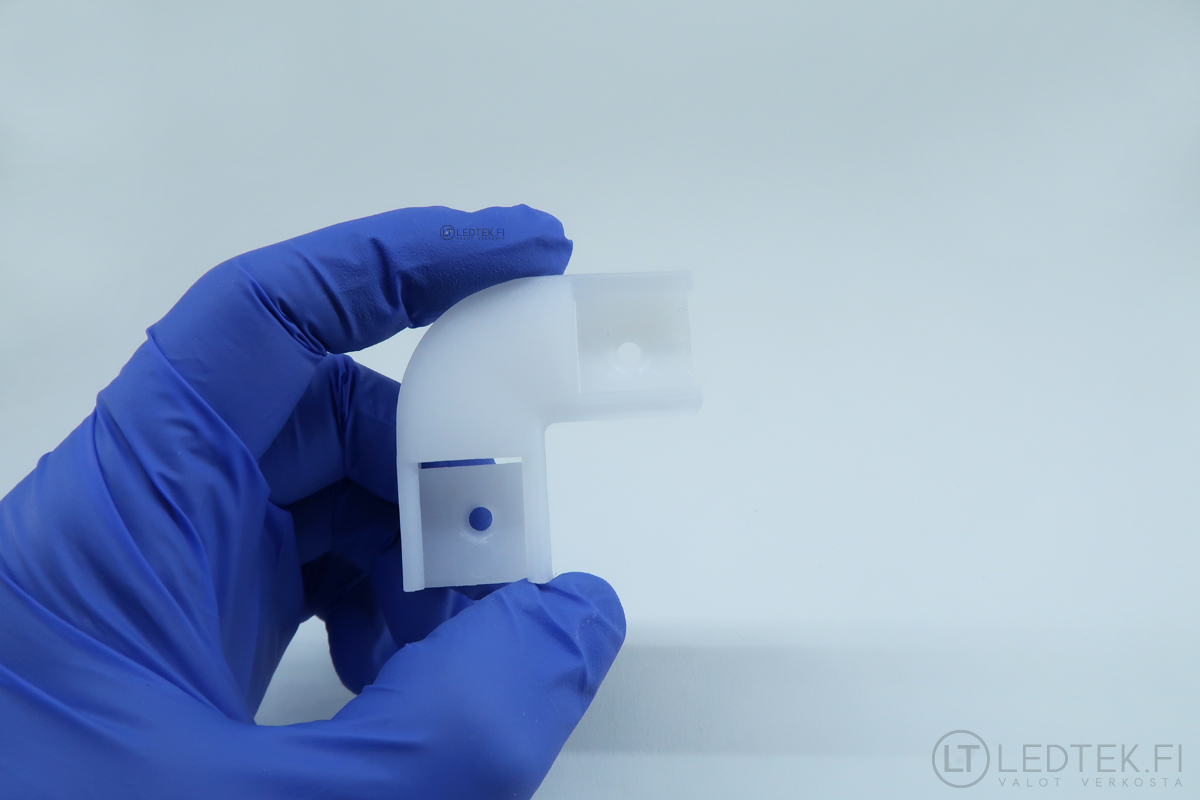 LED-alumiiniprofiilin kulmapala muovi