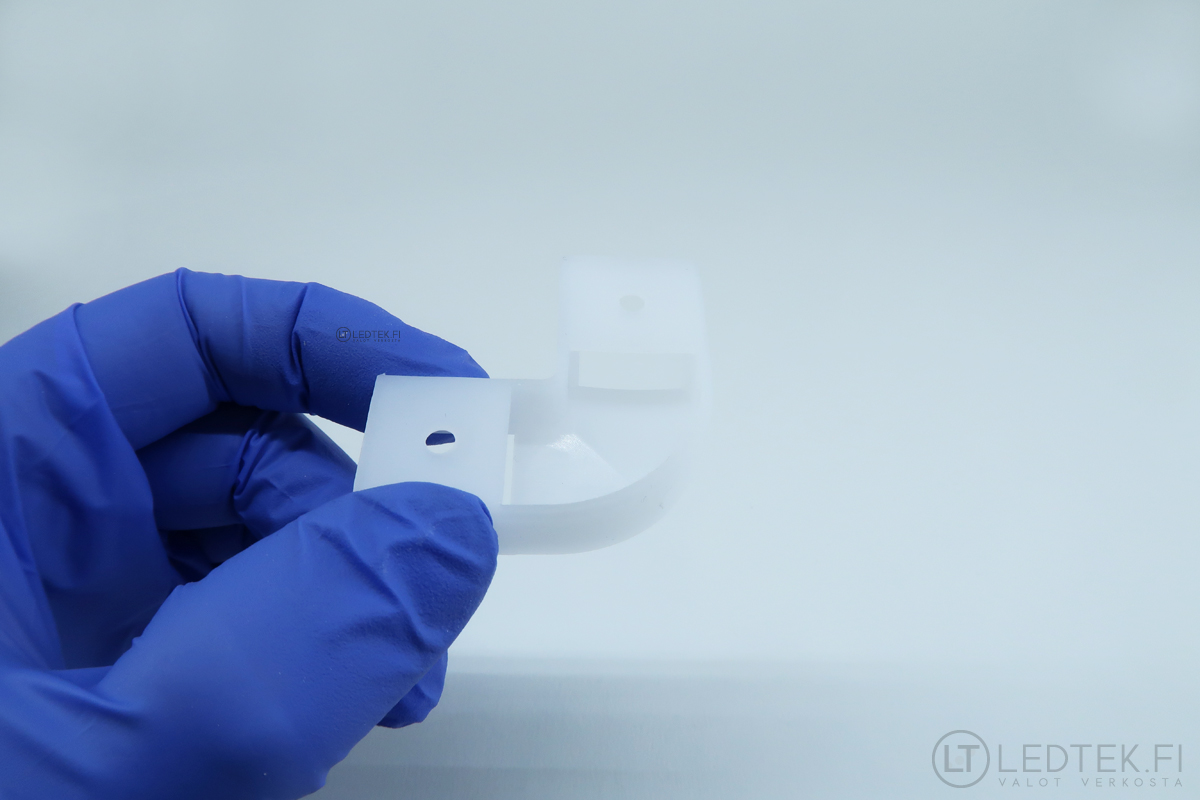 LED-alumiiniprofiilin kulmapala muovi