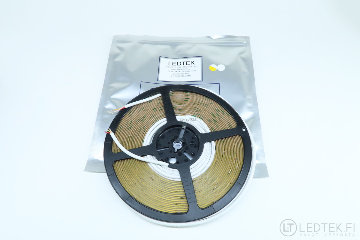 LEDTEK COB CCT LED-nauha 10 m