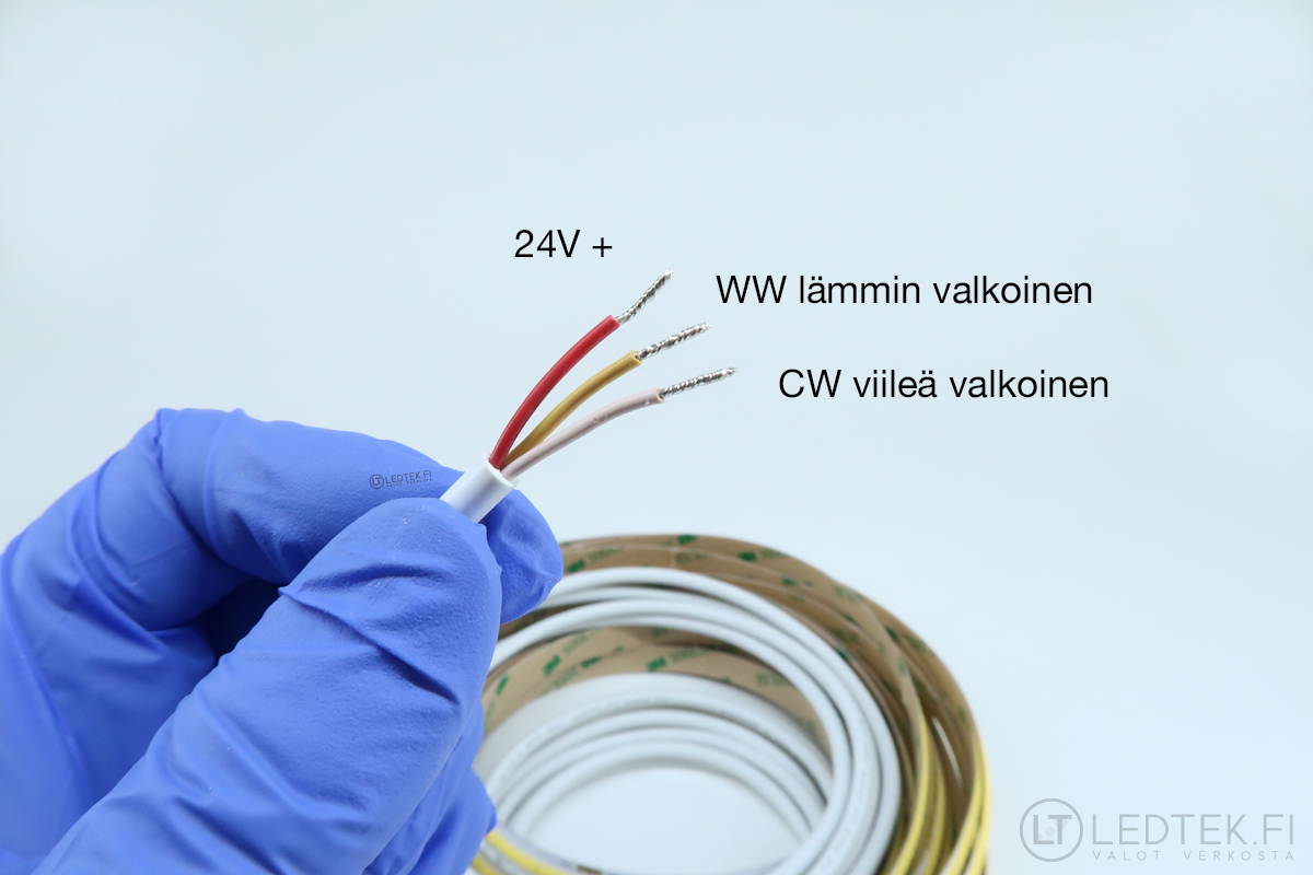 LEDTEK COB CCT LED-nauha 10 m