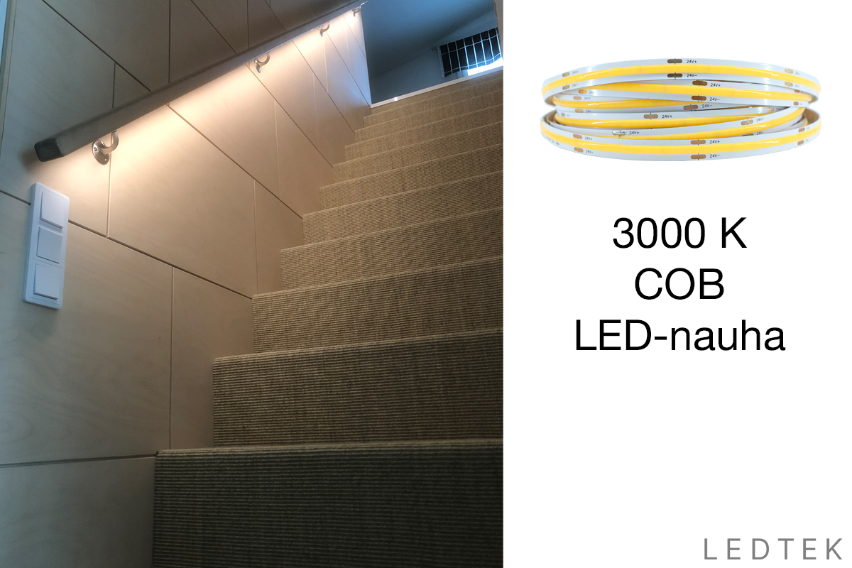 LED-nauha portaisiin