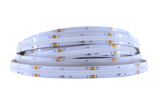 RGB COB LED-nauha 5 metrin rulla. Himmennettävä COB LED-nauha.