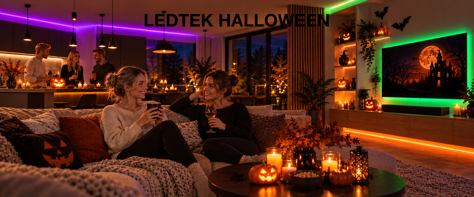 Halloween – väriä valaistukseen RGB- ja RGBW LED-valaistuksella
