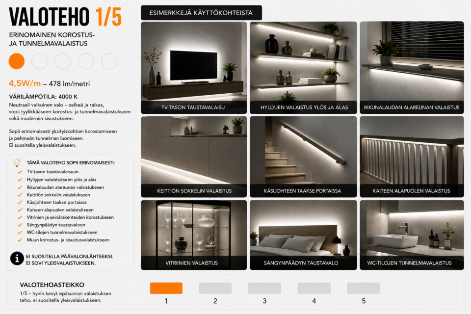 Ledtek COB LED-nauha