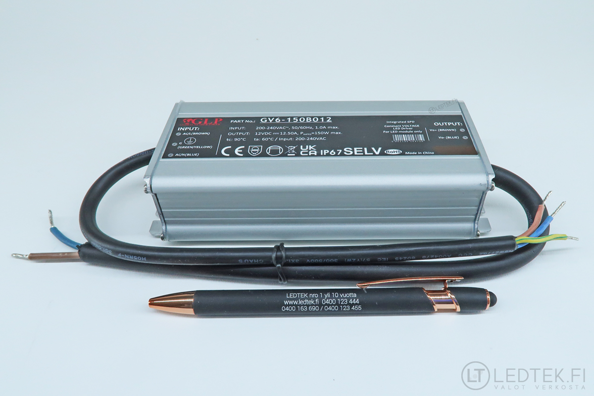 LEDTEK LED-muuntaja 150W 12V