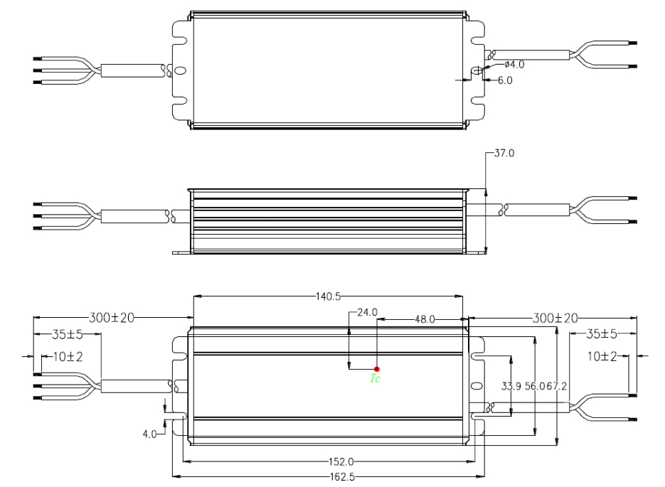 LEDTEK LED-muuntaja 150W 12V