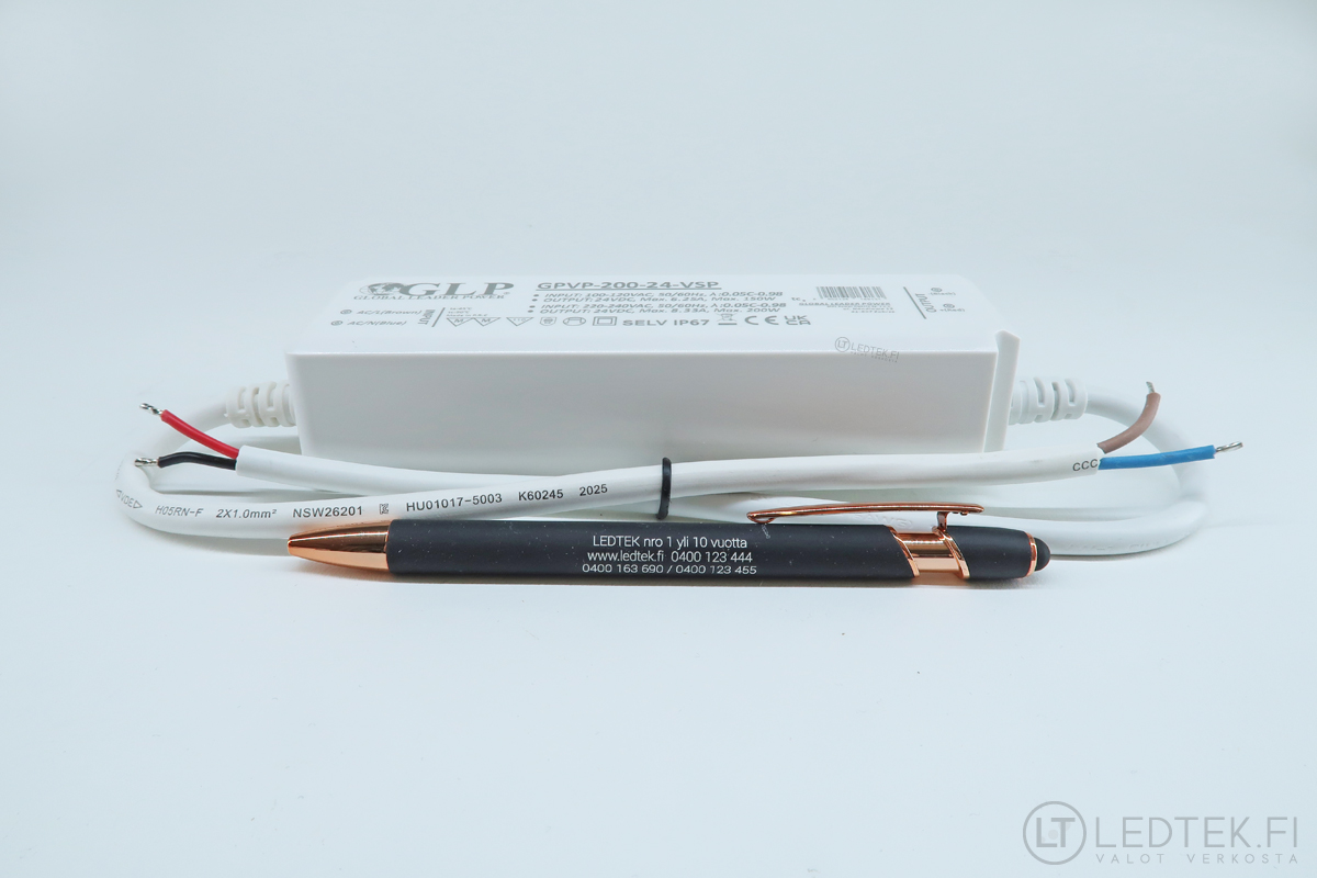 LEDTEK LED-muuntaja 200W 12V