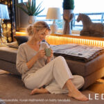 LEDTEK LED-nauha olohuoneeseen 3000 K