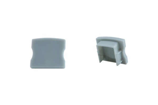 LED-alumiiniprofiilin päätypala harmaa