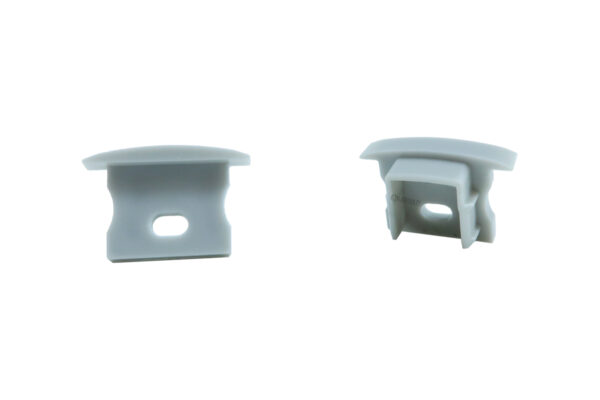 LED-alumiiniprofiilin päätypala harmaa uppo