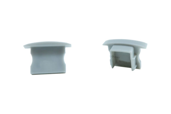 LED-alumiiniprofiilin päätypala harmaa uppo