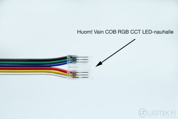 COB RGB CCT LED-nauhan liitin