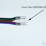 COB RGB LED-nauhan liitin