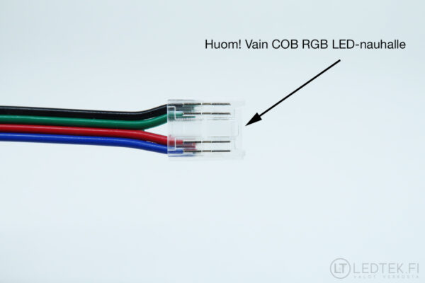 COB RGB LED-nauhan liitin