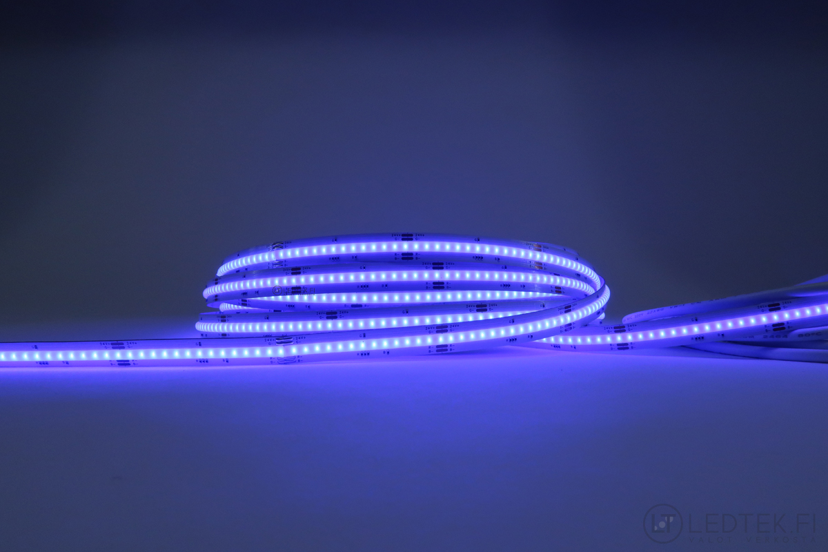 RGB COB LED-nauha 15W 24V IP20 10 m