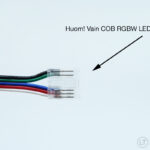 COB RGBW LED-nauhan liitin