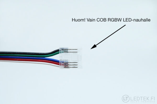 COB RGBW LED-nauhan liitin